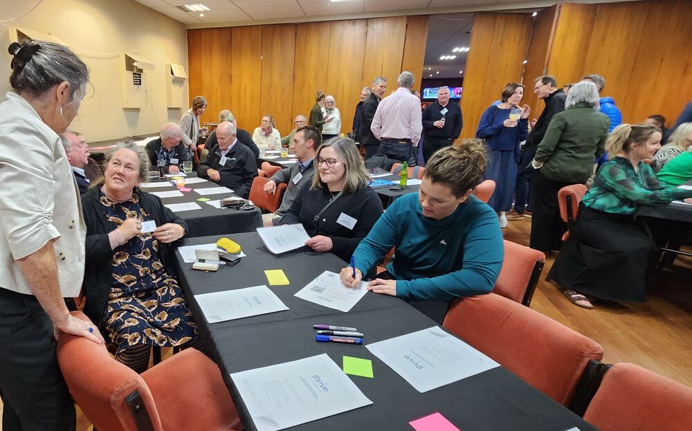 Moment from the Thrive evening