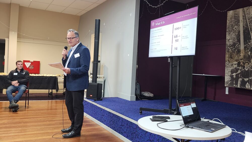 Moment from the Thrive evening