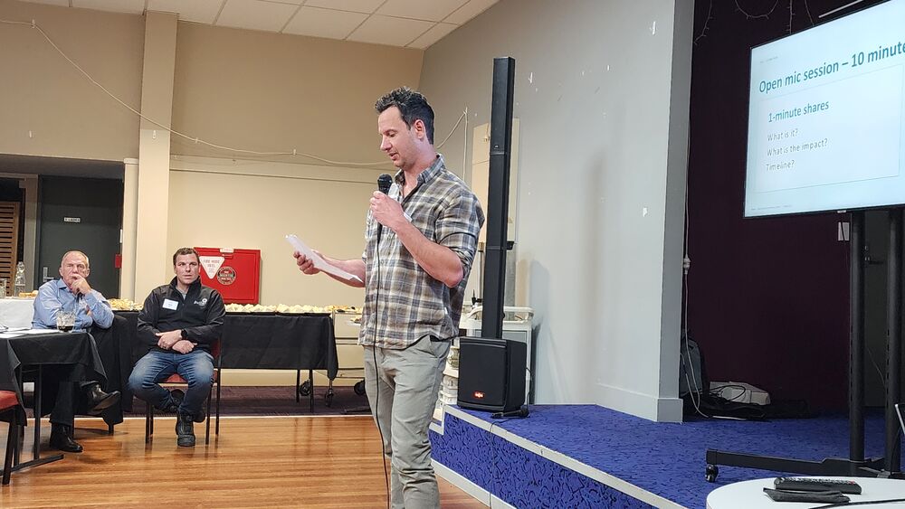 Moment from the Thrive evening