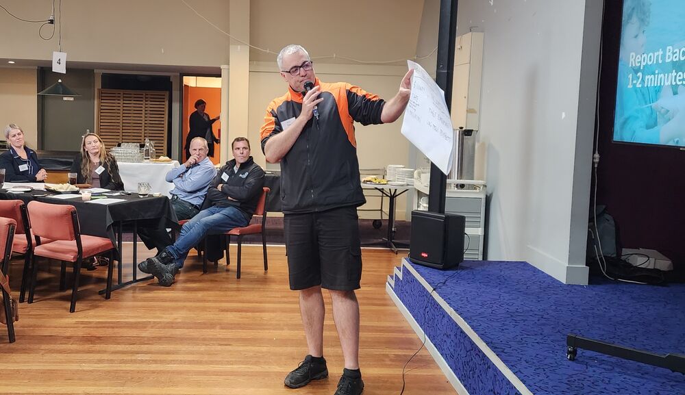 Moment from the Thrive evening